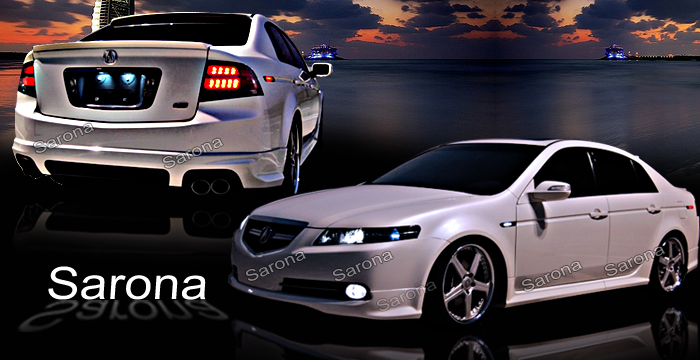 Custom Acura TL Body Kit  Sedan (2004 - 2006) - $625.00 (Manufacturer Sarona, Part #AC-021-KT)